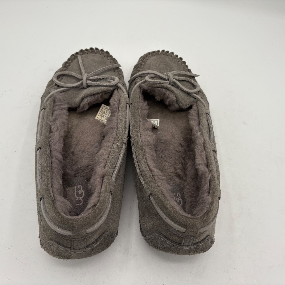 UGG Women's Bella II UGG Size 9 Slipper Moccasin Charcoal Grey Fur S/N 1125912 - Picture 5 of 12